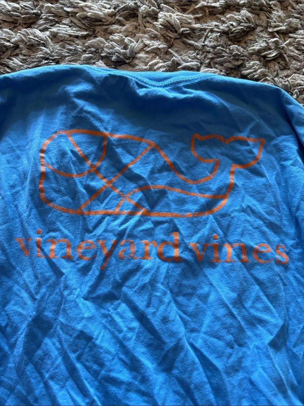 Vineyard Vines Basketball Whale Long Sleeve Tee